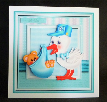 What The Stork Brought (Boy) Mini Kit by Michelle Chivers