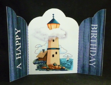 Birthday Lighthouse Quick Card by Michelle Chivers