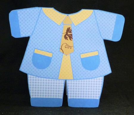 Blue Trouser Suit by Michelle Chivers