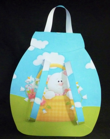 Bumbleberry summer garden back pack gift bag by Michelle Chivers