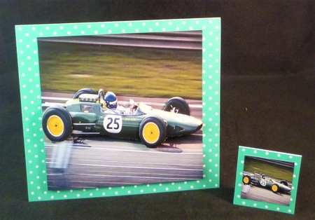 Sport - Vintage Racing Car - 3D Decoupage + Insert & Tag by Michelle Chivers