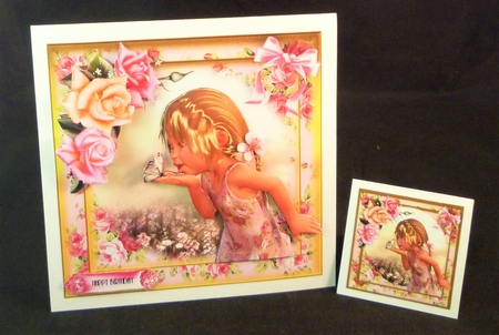 The Little Flutter Card Front Kit by Michelle Chivers