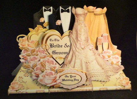 The Wedding Party - Large shaped design by Michelle Chivers
