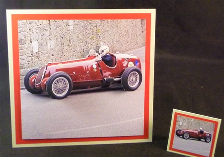 Sport - Vintage Racing Car 4 - 3D Decoupage + Insert & Tag by Michelle Chivers