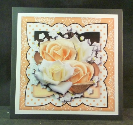 Perfect roses Scallop Topper by Michelle Chivers