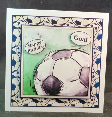 Socker Goal Boy Topper Kit 933 by Michelle Chivers