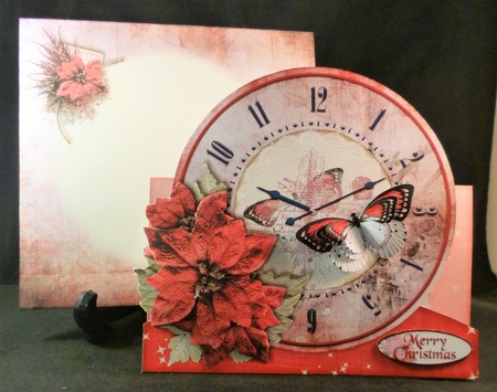 Christmas Clock Stepper Card Kit 937 by Michelle Chivers