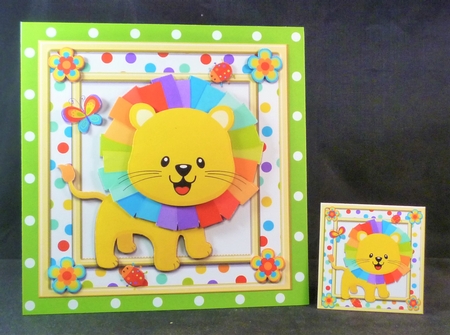 Rainbow Lion 1-9 8x8 Mini Kit by Michelle Chivers