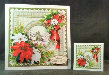 8x8 traditional vintage Christmas mini kit by Michelle Chivers