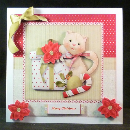 Christmas Kitten Mini Kit by Michelle Chivers