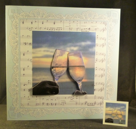 Tying The Knot 16 - Weddings & Handfastings - 3D Decoupage + Matching Insert & Tag  by Michelle Chivers
