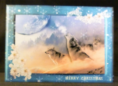 Wolves at Christmas by Michelle Chivers