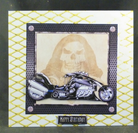 Fantasy motorcycle 7X7 Topper by Michelle Chivers