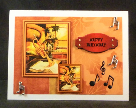 Music to my Ears Quick Card by Michelle Chivers