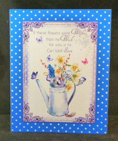 2 Watering Can Get Well Card Fronts by Michelle Chivers
