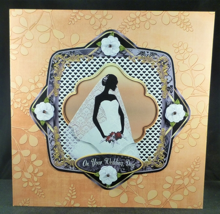 Wedding Day Bride Silhouette Topper by Michelle Chivers