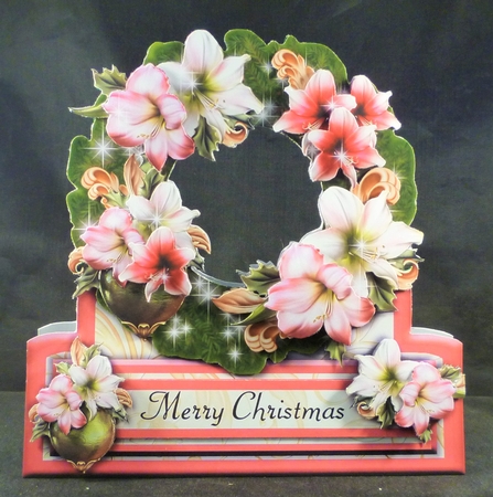 Wreath 4 - Festive Amaryllis by Michelle Chivers