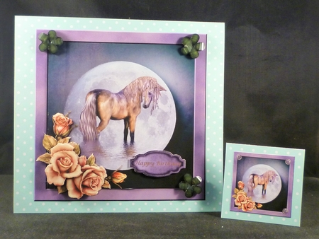 Moonlight Horse Card Mini Kit by Michelle Chivers