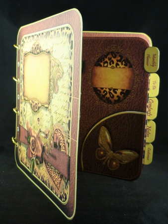 The Crafty Jaguar 8x8  Ultimate Organiser/Journal for Crafters by Michelle Chivers