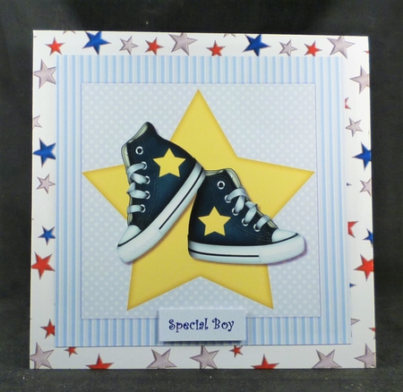 Cute Birthday Boy Shoes by Michelle Chivers