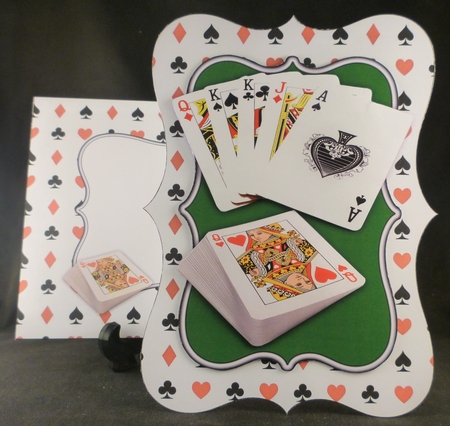 Playing Cards Bracket Shaped Card Kit by Michelle Chivers