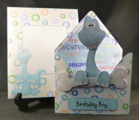 Dinosaur Envelope Card by Michelle Chivers