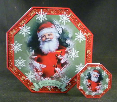 Snowy Santa by Michelle Chivers