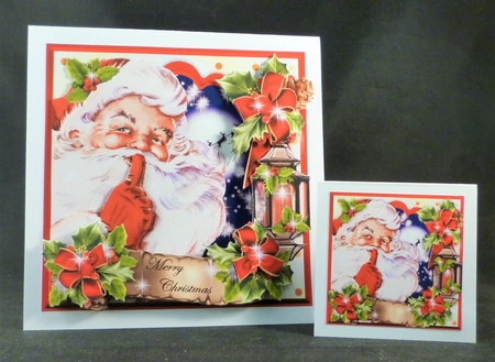 The Vintage Jolly Santa by Michelle Chivers