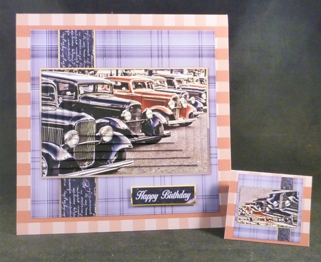 Vintage Car Pyramage Mini Kit by Michelle Chivers