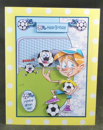 Football mad two by Michelle Chivers