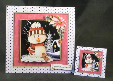 Christmas Snowman Mini Kit by Michelle Chivers