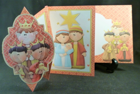 3 Kings Diamond Fold Card Kit by Michelle Chivers