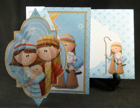 Shepherds Watch Diamond Fold Card Kit by Michelle Chivers