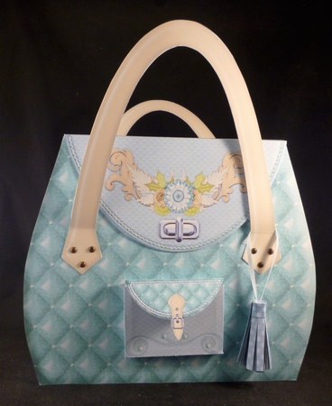 Let it Snow! Luxury 8x8 3d Gatefold Card and Designer Gift Bag Kit by Michelle Chivers