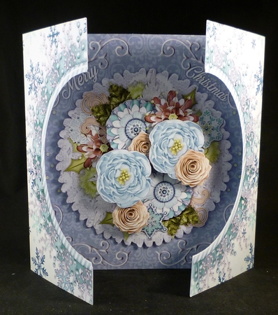 Let it Snow! Luxury 8x8 3d Gatefold Card and Designer Gift Bag Kit by Michelle Chivers