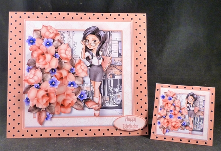 Smart and Sexy - Decoupage Card Mini Kit by Michelle Chivers