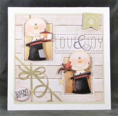 Its In The Hat Christmas Card Mini Kit by Michelle Chivers