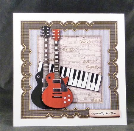 Life Is Music Scallop Topper by Michelle Chivers