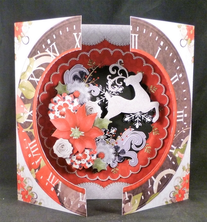 Time to Celebrate. Luxury 8x8 3d Gatefold Card and Designer Gift Bag Kit by Michelle Chivers