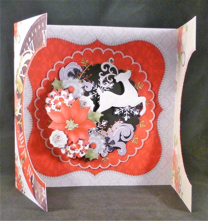 Time to Celebrate. Luxury 8x8 3d Gatefold Card and Designer Gift Bag Kit by Michelle Chivers