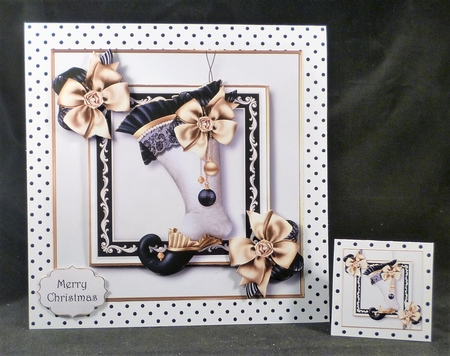 Christmas Glamour - White & Gold by Michelle Chivers