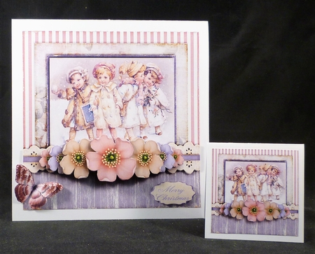 Vintage Christmas Holidays Winter Kids Card Kit 1038 by Michelle Chivers
