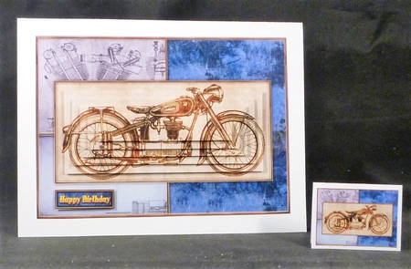 Vintage Bike Mini Kit by Michelle Chivers