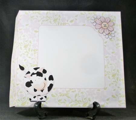 Loving Cows Large Scalloped Corner Card Kit by Michelle Chivers