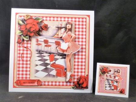 The Waitress Card Front Kit by Michelle Chivers