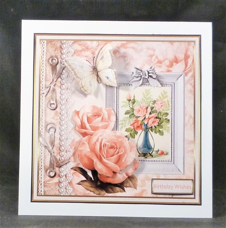 A vase of roses by Michelle Chivers