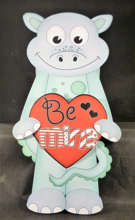 3D On the Shelf Card Kit - Valentine Heart Love & Romance Little Dinosaur Deke by Michelle Chivers