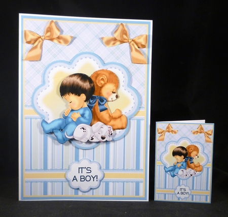 Baby Boy With Dog & Bear by Michelle Chivers