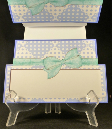 New Baby Boy - Large Shaped Card Insert by Michelle Chivers