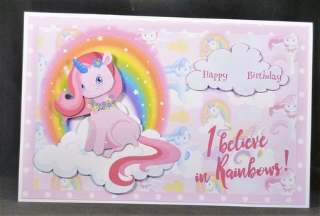 Rainbow Unicorn by Michelle Chivers